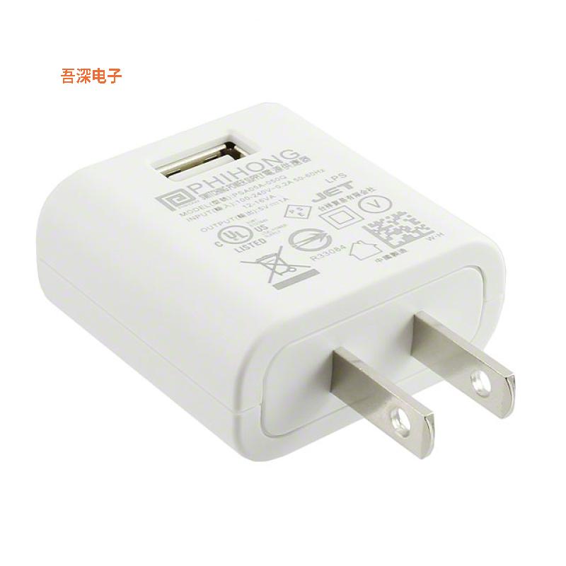 PSA05A-050QL6W |原装全新AC/DC WALL MOUNT ADAPTER 5V 5W