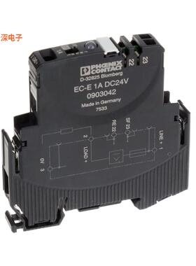 0903042 |DIN 轨道CIR BRKR SOLID STATE 1A 24VDC