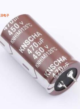 LNH450M477S552S1EA |原装插件,D30xL55mm牛角型电解