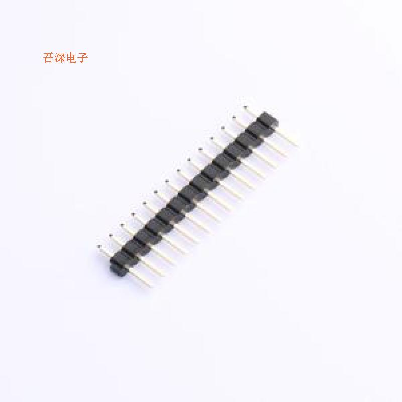 CS-1127WS-1X14(L8.7) |排针 PBT/黑排针插件,P=2mm