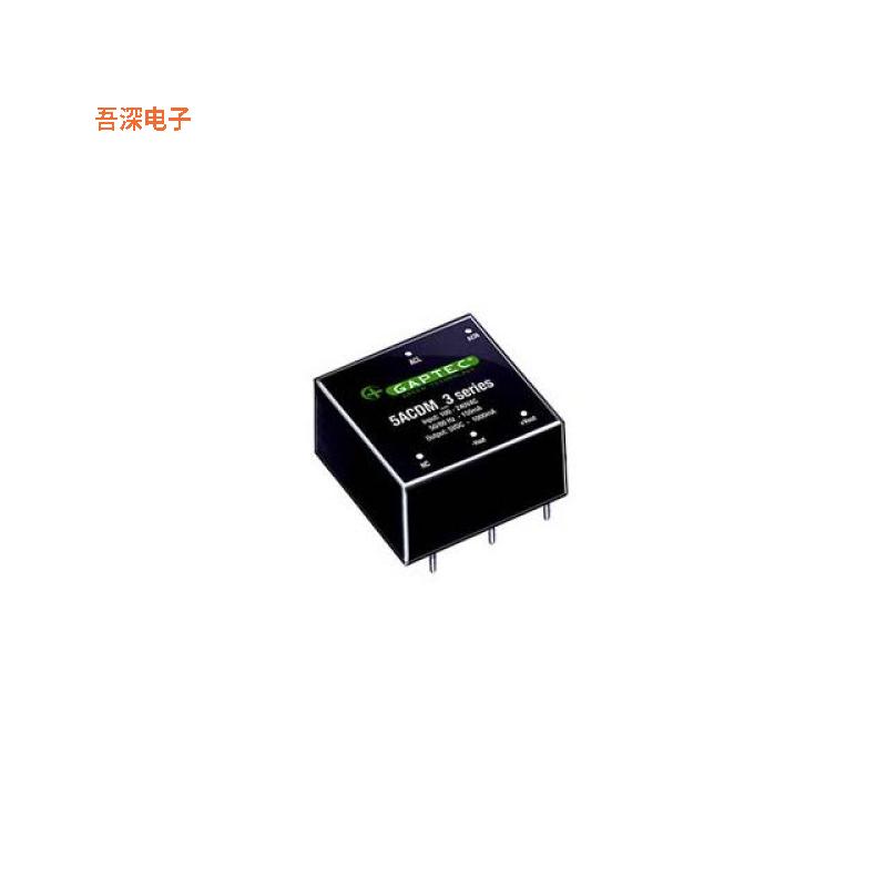 5ACDM_09S3 |封闭式ENCLOSED AC DC CONVERTERS 1 OUTP
