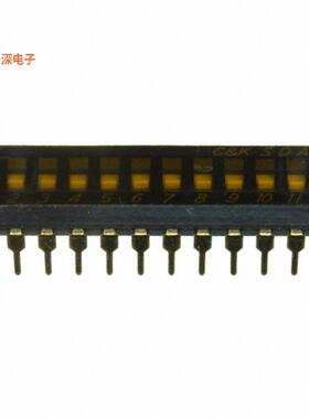 SDA12H0B |SPSTSWITCH SLIDE DIP SPST 0.025A 24V