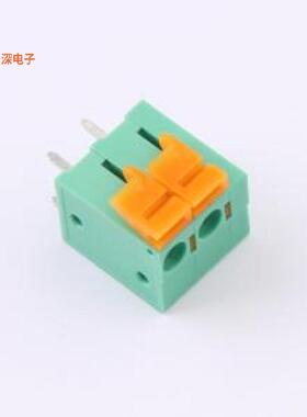 MX142V-5.08-02P-GN01-Cu-A |原装插件,P=5.08mm弹簧式接线