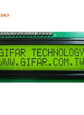 GFC1602AK-YPOEJT |32.016X2STN-YYELLOW GREEN80*36 NE