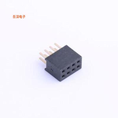 X1321FV-2x04-C43D24 |排母下针D2.4mm,U型,6T料,Au足1u