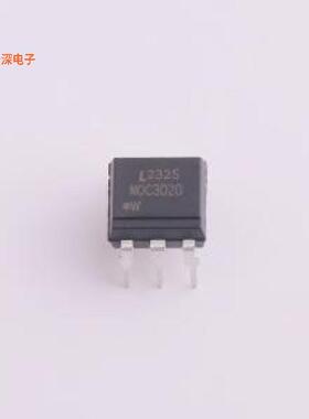 MOC3020 |原装DIP-6OPTOISOLATOR 5KV TRIAC 1CH 6-DIP