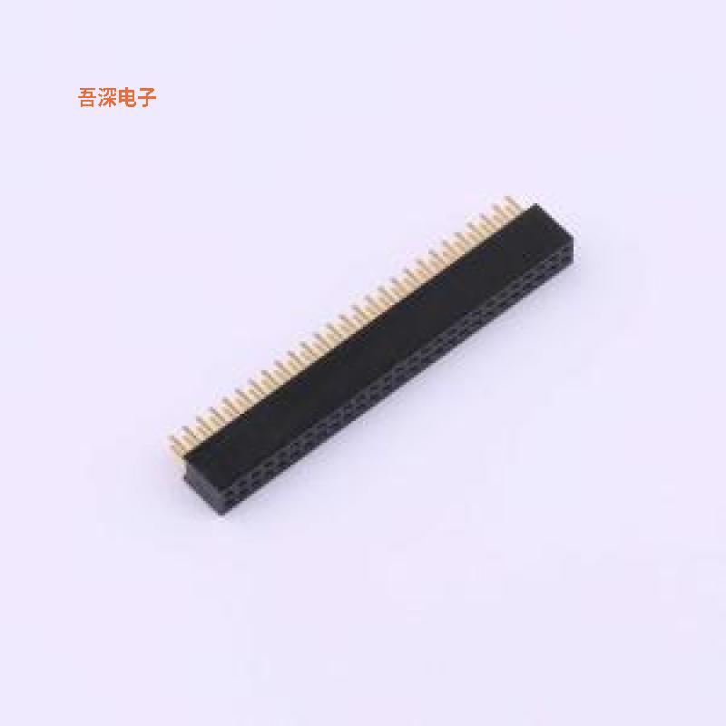 X1321FV-2x27-C43D24 |排母下针D2.4mm,U型,6T料,Au足1u