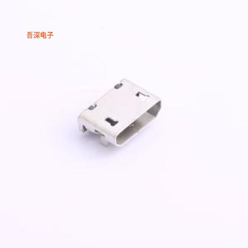 MICRO-02-G1P2-A1T2|USB无卷边平口有柱固定脚0.8针1