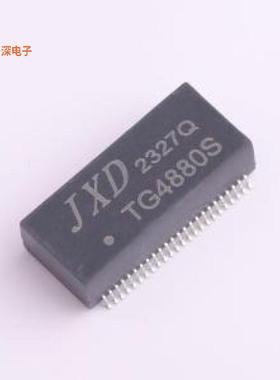 TG4880S |原装SMD-48P,27.8x12.2mm网口变压器