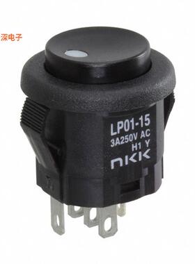 LP0115CMKW015DA |原装全新SWITCH PUSHBUTTON SPDT 3A 125V