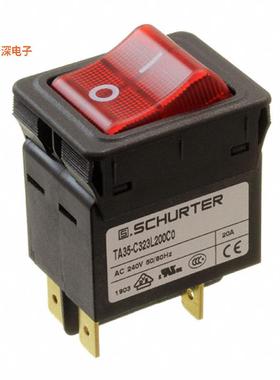 4435.0107 |面板安装CIR BRKR THRM 20A 240VAC 60VDC