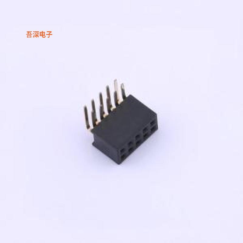 X1321FR-2x05-C43D24 |排母D2.4mm,U型,6T料,Au足1u