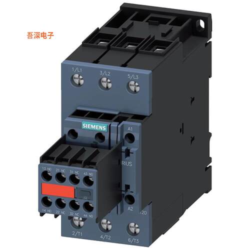 3RT20361AK643MA0 |原装全新CONTACTOR S2 50A 120VAC SCREW 2N