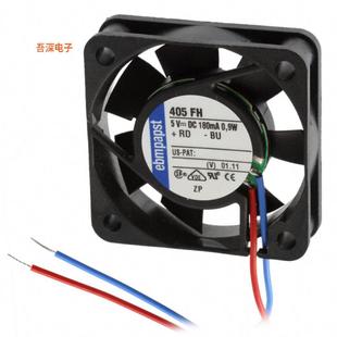 5VDC 405FH 40X10MM AXIAL WIRE 5VDCFAN