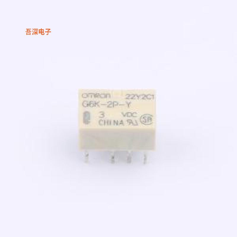 G6K-2P-Y DC3 |原装DIP,6.5x10mmRELAY TELECOM DPDT 1A 3V