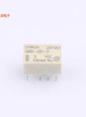 G6K-2P-Y DC3 |原装DIP,6.5x10mmRELAY TELECOM DPDT 1A 3V