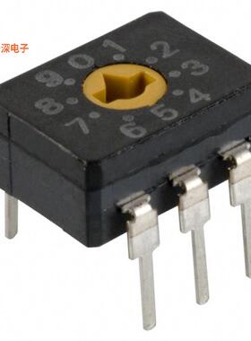 A6C-10R(N) |BCDSWITCH ROTARY DIP BCD 0.1A 30V