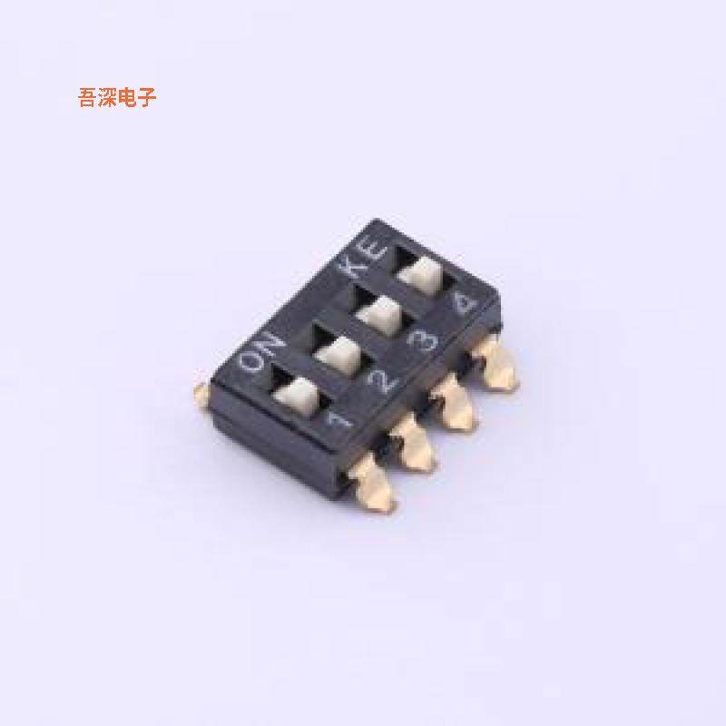 DSIC04LSGET |高柄 贴片拨码SMD-8P,6x10.2mm