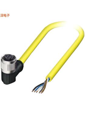 1406170 |插头，直角CBL 5POS PLUG RA TO WIRE 32.8'
