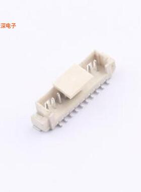 WTC01A10BB|1.25间距10PIN立贴线对板针座SMD,P=1.25m