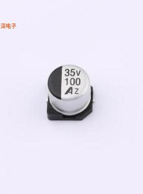 GVZ1V107M0606CN |贴片型铝电解2000Hrs,-55~+105℃,0.44Ω