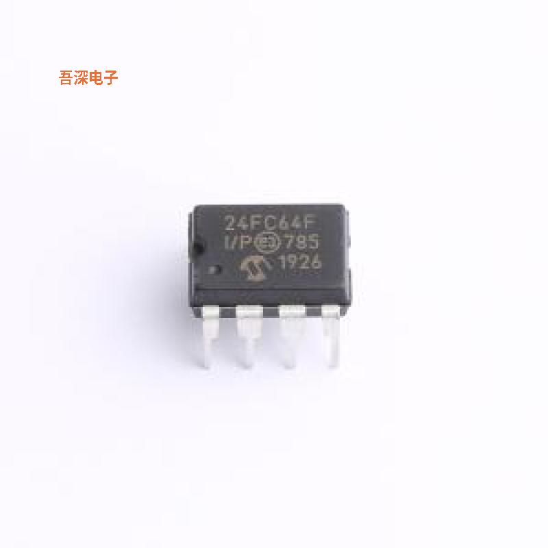 24FC64F-I/P |原装PDIP-8IC EEPROM 64KBIT I2C 1MHZ 8DIP