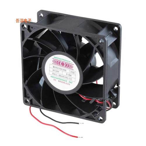MD9238E36B-FSR-CC |36VDCFAN AXIAL 92X38MM 36VDC WIRE