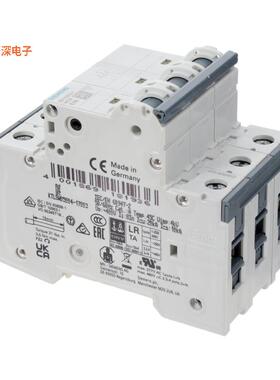 5SY43107 |DIN 轨道SUP PTOR 5SY4 3P 480V 10A 5K C-T