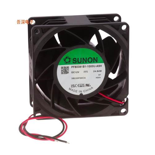 PF80381B1-1000U-A9H |12VDCFAN 60X38MM 12VDC