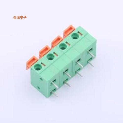 DB142R-7.62-4P-GN |原装弯插,P=7.62mm弹簧式