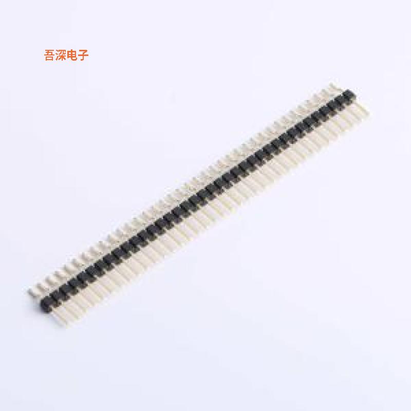X6511WRS-37H-C60D48 |(X6511)2.54单排单塑排针SMD,P=2.54mm