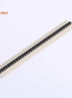 X6511WRS-37H-C60D48|(X6511)2.54单排单塑排针SMD,P=2.54m