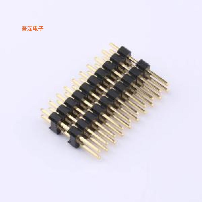 X6522WV-2x10H-C60D30-E80 |排针(X6522)2.54双排双塑