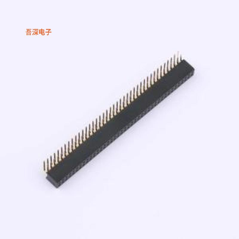 X1321FR-2x40-C43D24 |排母D2.4mm,U型,6T料,Au足1u