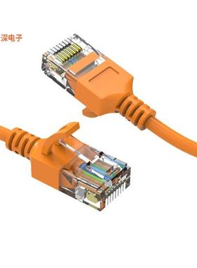 CM-100261ORBSTK |原装全新10Ft Cat6A UTP Slim Ethernet Net
