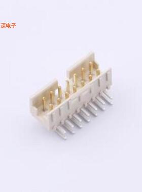 10072354-F01-14ULF |原装弯插,P=2mmCONN HEADER R/A 14POS 2MM