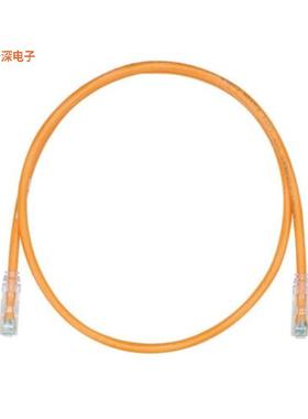 UTPSP1ORY |圆形线缆COPPER PATCH CORD, CAT 6, ORANGE