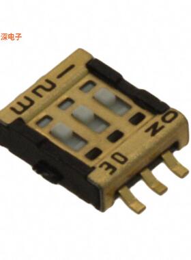 CVS-03TB |SPSTSWITCH SLIDE DIP SPST 0.1A 6V