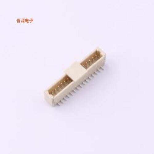 D100F1L1-2W15P43 |SH1.0 1x15P 立贴线对板针座SMD,P=1mm