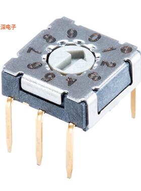 RDS-10S-7229-A-D |BCDSWITCH ROTARY DIP BCD 0.1A 50V