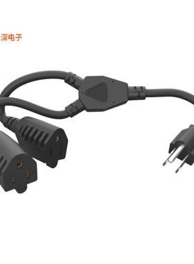 AC-21236-Y |原装全新PWR Y-CBL NEMA5-15P/5-15R x2 36