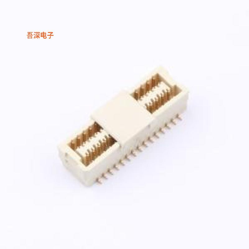 WB100B4L-301C-001 |SHLD-2*15P立贴镀金线对板针座SMD,P=1mm