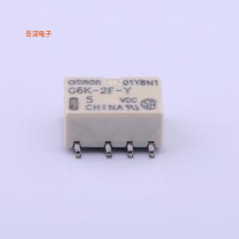 G6K-2F-Y-TR DC5 |原装SMD,6.5x10mmRELAY TELECOM DPDT 1A 5V