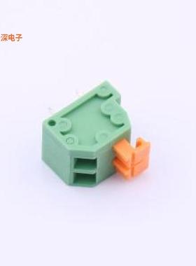 KF238-3.5-2P-3 |原装插件,P=3.5mm弹簧式接线