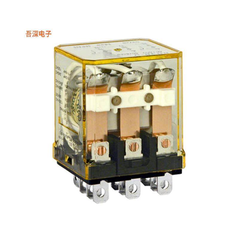 RH3B-ULAC24V |可插RELAY GEN PURPOSE 3PDT 10A 24V