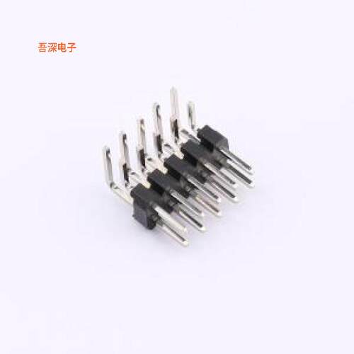 PZ200R-12-10P |排针2.00mm间距 弯插 2x05位排针弯插,P=2mm