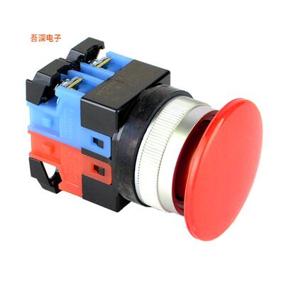 KH-3071EB-11-R|面板安装25mm Push button switch, Mushro