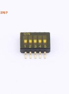 HY-DSHP05TS |原装SMD-10P,7.9x5.4mm拨码