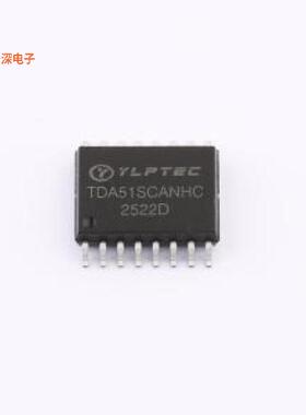 TDA51SCANHC |原装SOIC-16隔离式CAN收发器(带电源)