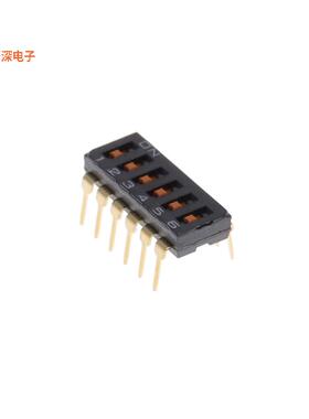 A6T-6101 |SPSTSWITCH SLIDE DIP SPST 0.025A 24V